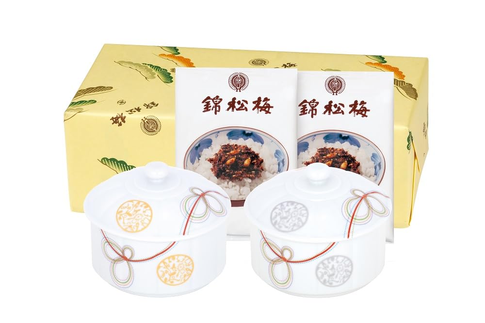 Amazon.co.jp: 錦松梅 有田焼容器入（佃煮ふりかけ80g×2袋） : 食品